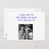 opera grap briefkaart (Voorkant / Achterkant)