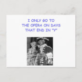 opera grap briefkaart (Voorkant)