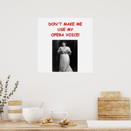 opera grap poster (Keuken)