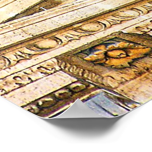 Opera House Ceiling, Budapest Poster (Hoek)