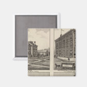 Opera House en Residenties in Kansas Magneet (Voorkant / Achterkant)