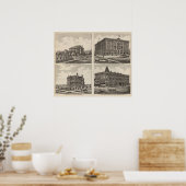 Opera House en Residenties in Kansas Poster (Keuken)