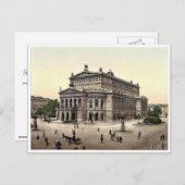 Opera House, Frankfort on Main (d.w.z. Frankfurt a Briefkaart (Voorkant / Achterkant)