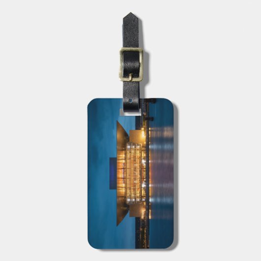 Opera House Kopenhagen Bagagelabel (Voorkant verticaal)