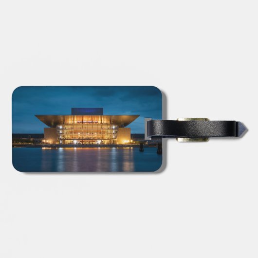 Opera House Kopenhagen Bagagelabel (Achterkant horizontaal)