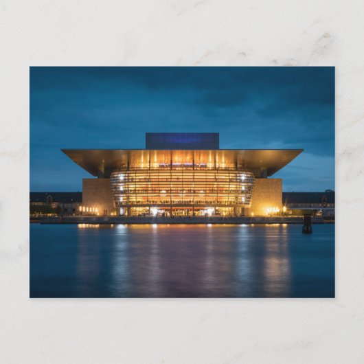 Opera House Kopenhagen Briefkaart (Voorkant)