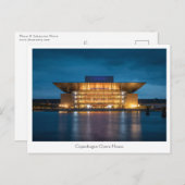 Opera House Kopenhagen Briefkaart (Voorkant / Achterkant)