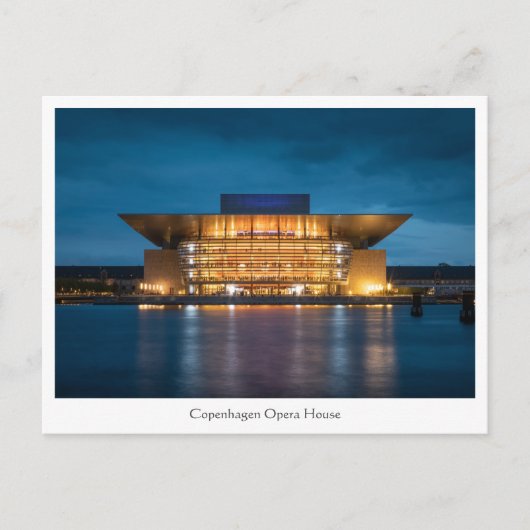 Opera House Kopenhagen Briefkaart (Voorkant)
