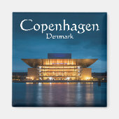 Opera House Kopenhagen Magneet (Voorkant)