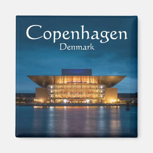 Opera House Kopenhagen Magneet (Voorkant)