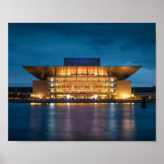 Opera House Kopenhagen Poster (Voorkant)