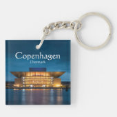 Opera House Kopenhagen Sleutelhanger (Achterkant)