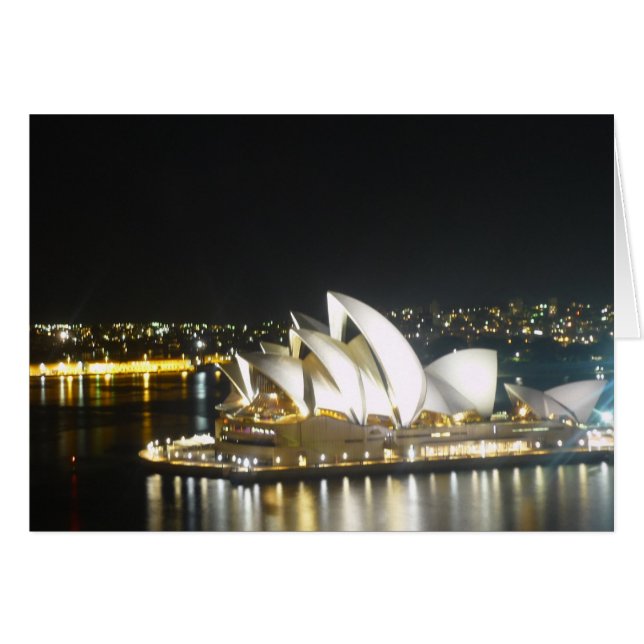 opera house nacht (Voorkant Horizontaal)