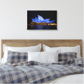 Opera House, Sydney Australia Canvas Afdruk (Insitu (Slaapkamer))