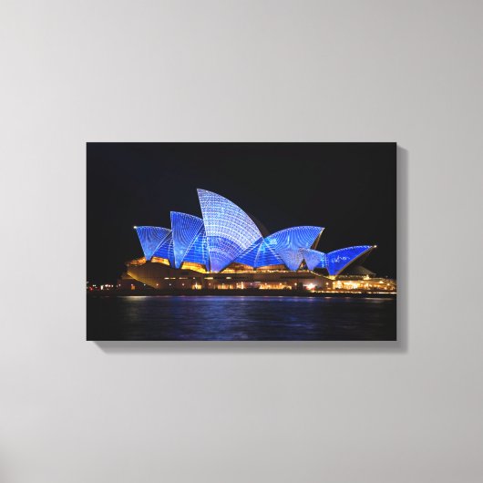 Opera House, Sydney Australia Canvas Afdruk (Voorkant)