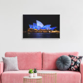 Opera House, Sydney Australia Canvas Afdruk (Insitu (Woonkamer))