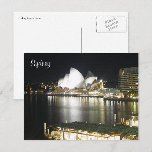 opera house sydney briefkaart (Voorkant / Achterkant)