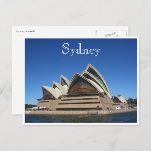 opera house sydney briefkaart (Voorkant / Achterkant)