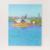 Opera House Sydney Harbor water uitzicht Jigzaag P Legpuzzel (Verticaal)