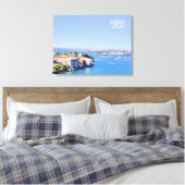 Opera House Sydney Harbour water uitzicht Canvas P (Insitu (Slaapkamer))