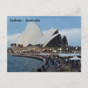 Opera House, Sydney, New South Wales, Australië Briefkaart