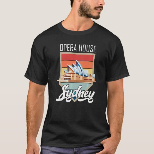 Opera House Sydney uit Australia Tourist New Sout T-shirt (Voorkant)