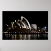 Opera House te Night Poster (Voorkant)