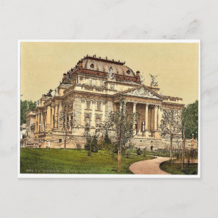 Opera house, Wiesbaden, Hesse-Nassau, Duitsland ma Briefkaart