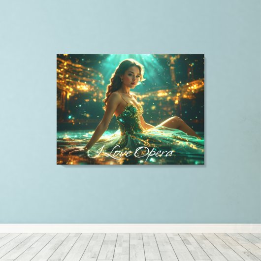 OPERA - I LOVE OPERA CANVAS AFDRUK (Insitu (Houten vloer))