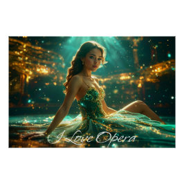 OPERA - I LOVE OPERA PERFECT POSTER