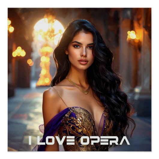 OPERA - I LOVE OPERA PERFECT POSTER (Voorkant)