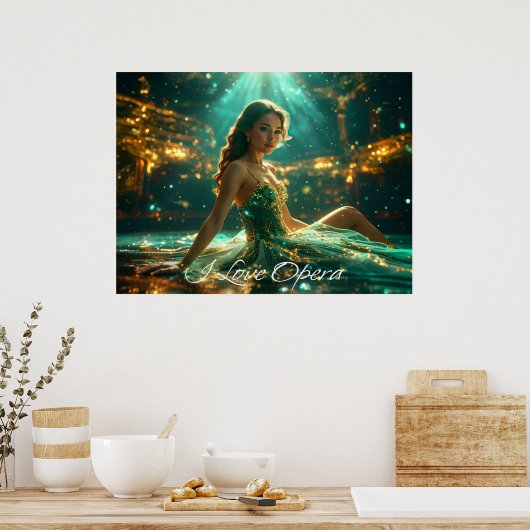 OPERA - I LOVE OPERA POSTER (Keuken)
