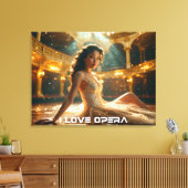 OPERA - IK HOU VAN OPERA CANVAS AFDRUK (Insitu (Woonkamer))