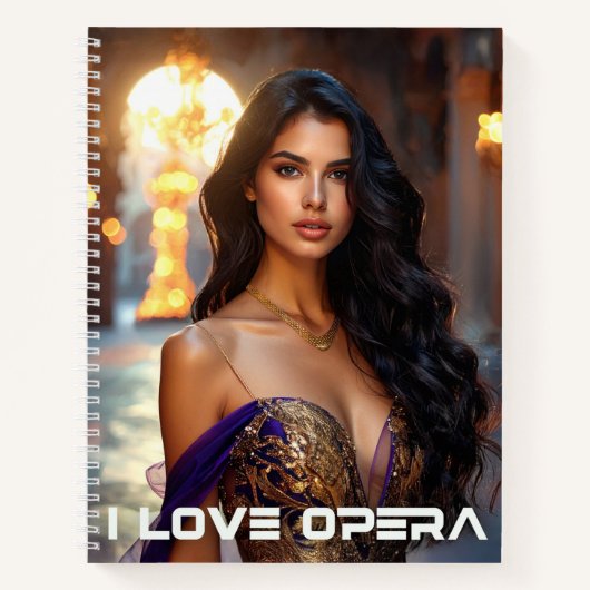 OPERA - IK HOU VAN OPERA NOTITIEBOEK (Voorkant)