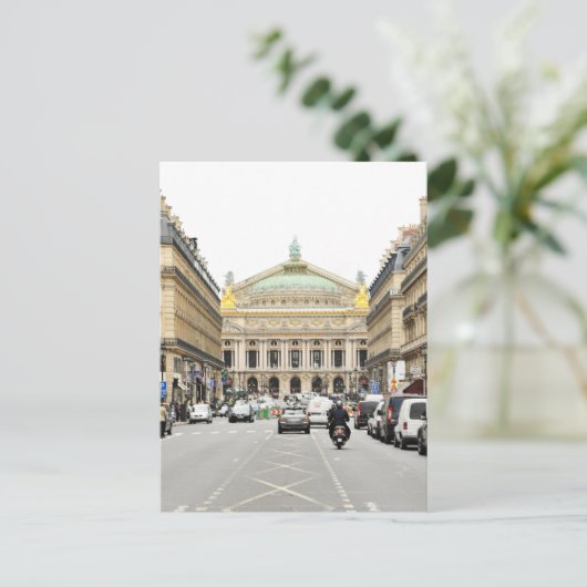 Opera in Parijs, Frankrijk Briefkaart (Staand voorkant)