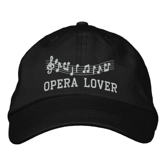 Opera Lover Embroidered Music Pet (Voorkant)