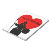 Opera Lover_ Notitieblok (Linkerzijde)