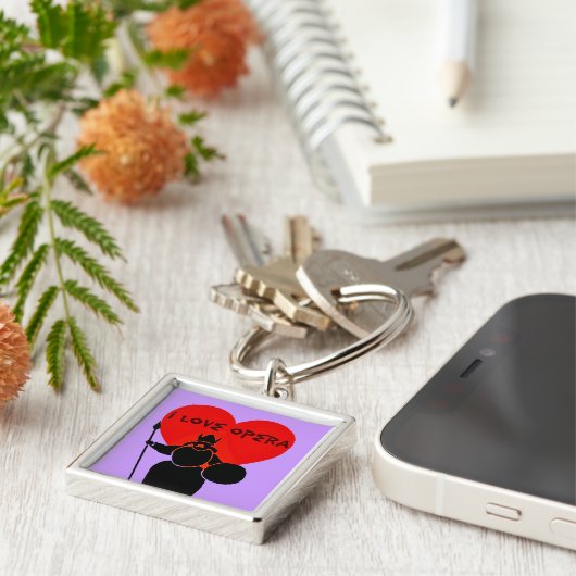 Opera Lover_ Sleutelhanger (Zijkant)