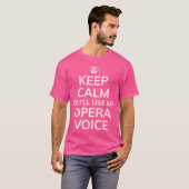 Opera Lover Tshirt Opera Music Humor Tshirt (Voorkant volledig)