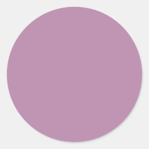 Opera Mauve Solid Color Ronde Sticker