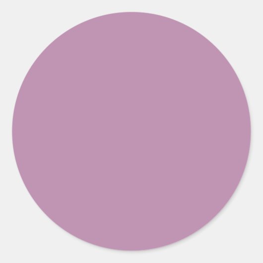 Opera Mauve Solid Color Ronde Sticker (Voorkant)