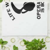 Opera Music-design Theedoek (Gevouwen)