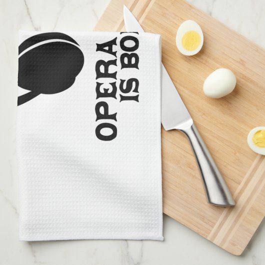 Opera Music-design Theedoek (Quarter Fold)