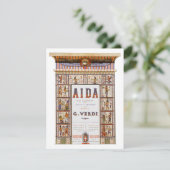  Opera Music, Egyptisch Aida door Verdi (Staand voorkant)