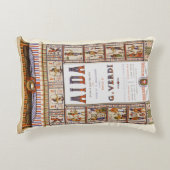  Opera Music, Egyptisch Aida door Verdi Accent Kussen (Voorkant)