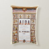  Opera Music, Egyptisch Aida door Verdi Accent Kussen (Achterkant (Verticaal))