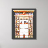  Opera Music, Egyptisch Aida door Verdi Canvas Afdruk (Voorkant)
