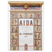  Opera Music, Egyptisch Aida door Verdi Klembord (Achterkant)