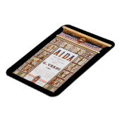  Opera Music, Egyptisch Aida door Verdi Magneet (Linkerzijde)