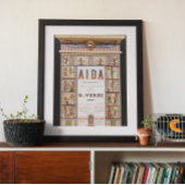  Opera Music, Egyptisch Aida door Verdi Poster